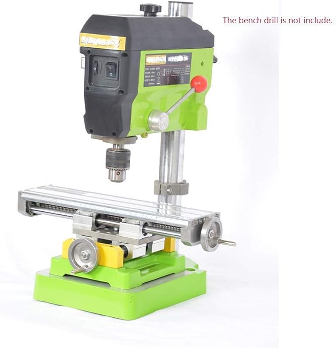 Mini Milling Machine Work Table Vise Portable Compound Bench X-Y 2 Axis Adjustive Cross Slide Table , for Bench Drill Press 13 inches-3.74" (330mm 95mm)