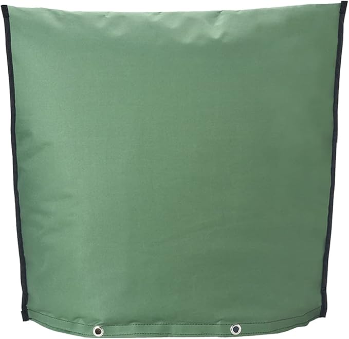 Outdoor Backflow Preventer Insulation Cover，Insulated Pouch for Winter Pipe Freeze Protection Sprinkler Valves in Snow or Sun Exposure, Waterproof Sprinkler Valve System Cover (30" W x 26" H,Green)