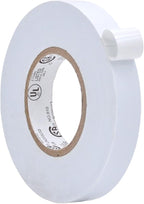 WOD ETC766 Professional Grade General Purpose White Electrical Tape UL/CSA Listed core. Vinyl Rubber Adhesive Electrical Tape: 1/2 inch X 66 ft - Use at No More Than 600V & 176F (Pack of 1)