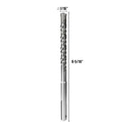 CSOOM SDS Plus Rotary Hammer Drill Bit 7/16"x6.3", Professional Concrete Drill Bit for Concrete, Brick, Stone and Cement Walls