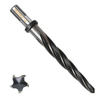 1/2" Reamer Drill Bit for Metal, M2 HSS Taper Reamer for Steel, Alloy, Wood, Plastic to Align, Enlarge Holes – 5-Spiral Flutes, 1/2" Non-Slip Shank, 12mm Car Reamer, Bridge Construction Reamer