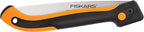 Fiskars Hand Saw, Folding Saw with Dual Position Locking Saw Blade for Overhand Cuts and Under Cuts and Power Tooth Blade with Triple Ground Teeth, Soft Grip 10-Inch Pruning Saw