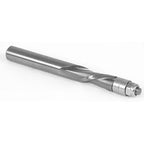 YONICO Solid Carbide Flush Trim Router Bit Spiral 1/4-Inch Downcut 1/4-Inch Shank 14118