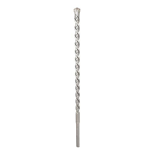 1-1/8" X 24 in SDS MAX Bits - Rotary Hammer Drill Bits, Carbide Masonry Drill Bits for Concrete, Stone and Brick, SDS MAX Hammer Double Flute