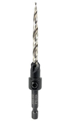 FTG USA Countersink Drill Bit for Wood with Tapered Drill Bit #10 (3/16")