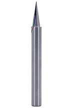 YONICO Router Carving Bits CNC Engraving Solid Carbide V Groove 18 Degree Zero Point 1/4-Inch Shank 14104q