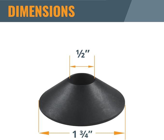 POWERTEC Router Centering Pin and Cone Set 2PK for Porter Cable Style Router Sub Bases with 1/2" & 1/4" Ends, Calibrate Router Base Plates, Centering Template Guides on Routers & Accessories, 71833-P2