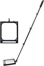Under Vehicle Inspection Mirror with LED Light Adjustable Length,Rechargeable Inspection Mirror for Entry Security,Parking Lot Security,auto Maintenance,Equipment Inspection
