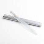 Crystal Nail File Set–Professional Nail File Manicure Pedicure Kit for Natural Nails Acrylic Nails Gels Nails Manicure Tools for Home and Salon(Clear Pointed)