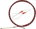 33ft/10m Fish Tape Cable Puller Kit - 6mm Diameter PET Electrical Wire Snake Tools for Wall Plate Wiring,Cord Threader Walls,Electrical Wire Fish Tape,Polyester Fish Tape for Cable