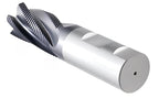 Accusize Industrial Tools Fine Tooth M42 8% Cobalt Tialn Roughing End Mill, 1'' Diameter, 1'' Shank Diameter, 2'' Flt Length, 4-1/2'' Oal, 1104-0001