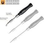 JAKEMY Professional Screwdriver Set for Electronics Repair - Computer Screwdriver Kit with 126 Magnetic Precision Bit Set and Opening Tool Kit for Laptop, MacBook, iPhone, Tablet, Watch, Modding, DIY