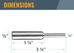 POWERTEC Router Centering Pin and Cone Set for Porter Cable Style Router Sub Bases with 1/2" & 1/4" Ends, Calibrate Router Base Plates, Centering Template Guides on Routers Tool & Accessories - 71833