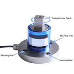 Reaction Torque Sensor 2-2000 Nm, Flange to Square Drive, High Precision Torque Transducer for Testing & Calibration (Output Signal: 0-20mV, 50 Nm)