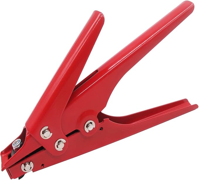 Superun Zip Tie Tool - Zip Tie Gun for Tensioning and Cutting Plastic Nylon Cable Ties of Width Under 3/8 Inch