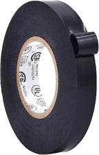 WOD ETC766 Professional Grade General Purpose Black Electrical Tape UL/CSA Listed core. Vinyl Rubber Adhesive Electrical Tape: 1/2 inch X 66 ft - Use at No More Than 600V & 176F (Pack of 1)