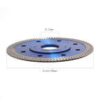 Super Thin Diamond Tile Blade Porcelain Saw Blade for Cutting Porcelain Tile Granite Marbles (4"-2pc/Box)