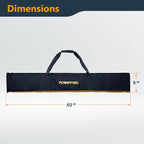 POWERTEC 71411 60" Track Saw Guide Rail Bag for Festool, Makita, and DEWALT, W/Dual-Sided Padding for Secure Rail Placement