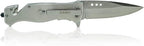 Army Folding Elite Tactical Knife | Great Gift for the Veteran in your Life | Disabled Vet Owned Business | Army Knife Silver