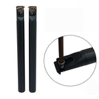 Lather Threading Tool Bit Set External Internal Threading Boring Bars Turning Tool Holders with 11IR AG60 16ER 16IR AG60 Carbide Threading Inserts (2pcs Boring Bars + 16ER IR AG60)
