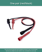 Mini Test Hook Clip with 2mm Jack Design Easy Connection to 2mm Probe Multimeter Test Lead