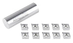 Accusize Industrial Tools CCGT32.52 Uncoating Carbide Inserts, 10 Pcs, for Machining Aluminum, 6600-0002x10