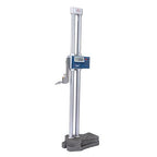 Dasqua 20"/500mm Double Beam Digital Height Gauge with Feed Wheel, Heavy Duty Cast Iron Base with Carbide-Tipped Scriber, Accuracy: ±0.0019"/0.05mm, Resolution 0.001"/0.01mm