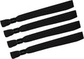100 Pack Wrist Bands|Black Wristbands for Events|Wristbands for Concerts Festival Admission Party|13.78” x 0.59”