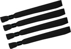 100 Pack Wrist Bands|Black Wristbands for Events|Wristbands for Concerts Festival Admission Party|13.78” x 0.59”