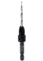 FTG USA Adjustable Wood Countersink Drill Bit #6 (9/64") with Tapered Drill Bit for Woodwork