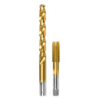 1/2"-13 UNC Tap and 27/64" Drill Bit Kit, M2 HSS Drill and Tap Set, Combination of Drill and Tap Kit for Metal