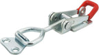 4 Pcs Heavy Duty Toggle Clamp Latch 4002 Adjustable Latch Hardware, 551Lbs Holding Capacity, Quick Release Pull Latch Clamp for Box Case Trunk, Industrial EquiIpment, Smoker Door and More (4.9inch)