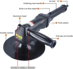 7-Inch Pneumatic Sander Heavy Duty Wet Air Sander/Polisher,Lightweight at 5.47 lbs,Adjustable Speed Up to 4500rpm Pneumatic Polisher Hand Sanding Tool