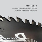 12-Inch 80-Tooth Fine Finish Professional Woodworking ATB Saw Blade with DuraGuard Anti-Stick Coating for Miter and Table Saws (DF1200SP80)