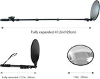 Under Vehicle Inspection Mirror, 8-Inch, LED Light, 180° Adjustable， Telescopic Handle – Security Mirror for Car, Workshop & DIY Use