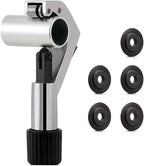 GOLDEAL Tube Cutter,Constant Swing Pipe Cutter Tool for Metal Pipe,1/4"-1-5/8",with 5 Spare Cutting Blades & Deburring Tool,Bike Front Fork/Seatpost/Seat Tube/Steerer Tube Cutter(Silver)