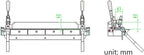 KAKA INDUSTRIAL Sheet Metal Brake, 24-Inch Metal Brake Bender, 18-Gauge Mild Steel Capacity, Heavy-Duty Metal Break, 0-135 Degrees Adjustable Siding Brake W-2418