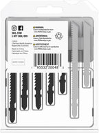 SKIL 21 Pc All-Purpose T-Shank Jig Saw Blade Set for SKIL Jig Saws JS314901/ JS313101/ JS820302/ JS820202/ JS5833A-10 - JSB2000