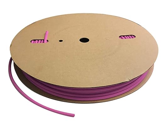 Kable Kontrol Heat Shrink Tubing - 3/64” Inch - 500' Ft Long, Purple Polyolefin - 2:1 Industrial Shrink Tube & Cable Sleeve for Electrical Wire Insulation - Rated for 600 V