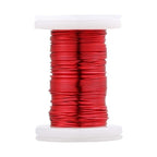 BNTECHGO 24 AWG Magnet Wire - Enameled Copper Wire - Enameled Magnet Winding Wire - 2 oz - 0.0197" Diameter 1 Spool Coil Red Temperature Rating 155℃ Widely Used for Transformers Inductors