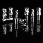 OSCARBIDE Annular Cutter Set 13pcs,1" Cutting Depth,3/4" Weldon Shank, 7/16 to 1-1/16 inch Cutting Diameter Mag Drill Bits for Magnetic Drill Press with 2 pcs Pilot Pins