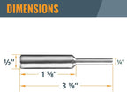 POWERTEC Router Centering Pin and Cone Set 2PK for Porter Cable Style Router Sub Bases with 1/2" & 1/4" Ends, Calibrate Router Base Plates, Centering Template Guides on Routers & Accessories, 71833-P2