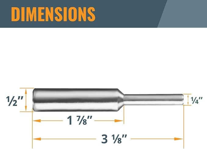 POWERTEC Router Centering Pin and Cone Set 2PK for Porter Cable Style Router Sub Bases with 1/2" & 1/4" Ends, Calibrate Router Base Plates, Centering Template Guides on Routers & Accessories, 71833-P2