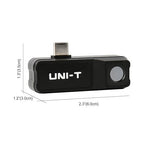 UNI-T Thermal Camera, Android USB-C MicroUSB, Infrared Camera Thermal Imager for Smartphones - UTi120Mobile, 120x90 IR Resolution All-Purpose Pro-Grade with App Extension Cord, 2Meter Drop Durability