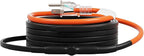 VEVOR Self-Regulating Pipe Heating Cable, 12FT 5W/FT Heat Tape for Pipes Freeze Protection, Water Pipe Heat Cable with Built-in Thermostat Protects PVC Hose, Metal and Plastic Pipe from Freezing