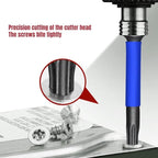 46 Pcs Magnetic Nut Driver & Bit Set S2 Steel Hex Bit Set with Socket Adapters, Quick Release Extensions, Universal Magnetic Sockets, 1/4” Hex Shank Wing Nut Driver Kit