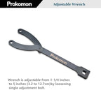 Prokomon Variable Cylinder Spanner Wrench Set; 15Pc Adjustable with Variable Spanner Wrench Pins