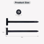100PCS Nylon Universal Cable Tie Buckle, Heavy Duty Self Locking Nylon Zip Ties, 2025 Upgrade Multipurpose Plastic Cable Ties Tool, UV Resistant Black Zipties for Car Daily Repair
