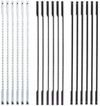 Scroll Saw Blades 10, 18, 21 TPI - Fits Skil SKL-80181 - Pinned Woodworking Sawblades (Pack of 36, 12 per TPI)