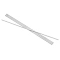uxcell 5 Pcs Square Steel Key Stock, 1/8" x 1/8" x 12" Cold-Drawn 45# Steel Bars Precision Key Stock for Gearbox Coupling, Silver Tone